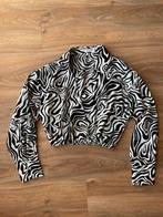 Zebra blouse zwart met wit maat xs loavies, Ophalen of Verzenden, Zo goed als nieuw, Maat 34 (XS) of kleiner, Zwart