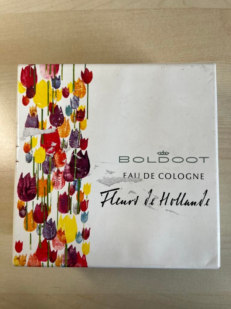 Vintage Boldoot Eau de Cologne Fleur de Hollande geschenkset, Verzamelen, Parfumverzamelingen, Ophalen of Verzenden, Gebruikt