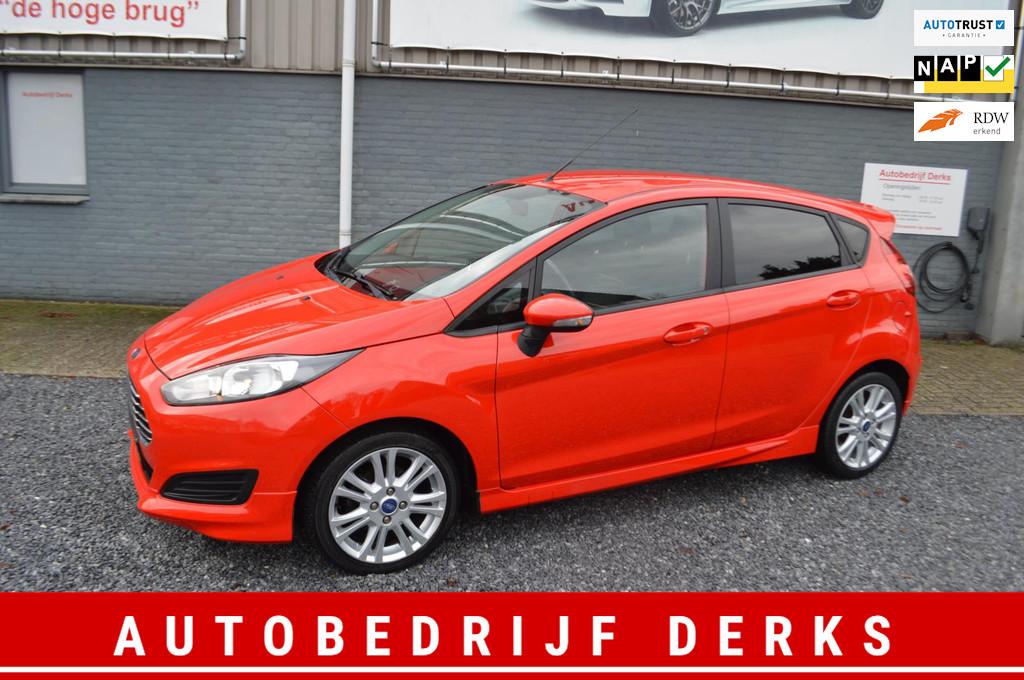 Ford Fiesta 1.0 EcoBoost Airco 5Drs PDC Nieuwstaat, Auto's, Ford, Voorwielaandrijving, Euro 5, 23 km/l, Origineel Nederlands