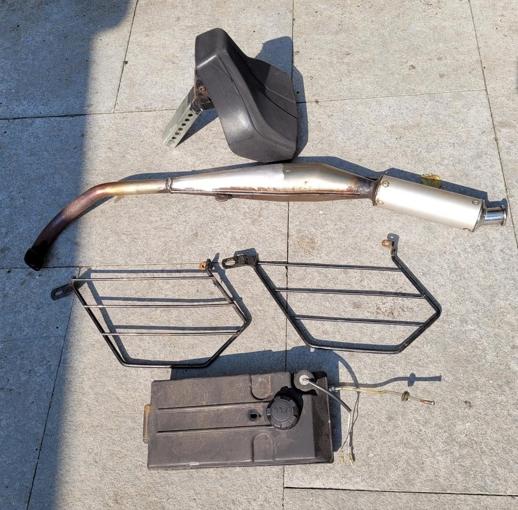 bagage beschermers tomos, Ophalen, Gebruikt, Uitlaat, Tomos