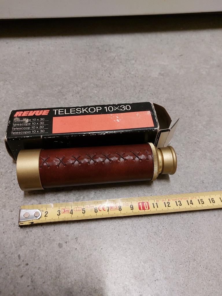 Monoculair telescoop piraten verrekijker revue 10x30, Ophalen of Verzenden, Gebruikt, 8 tot 12x, Overige typen