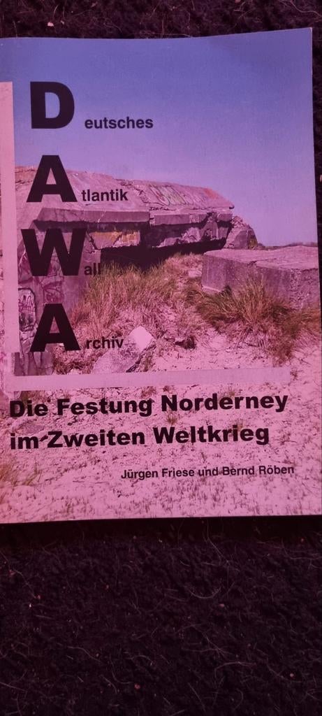 Diverse Dawa boeken: Atlantikwall, Norderney, Regelbauten, Jürgen Friese, Bernd Röben, Harry Lippmann, Ophalen of Verzenden, Landmacht