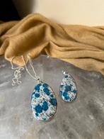 K2 jaspis hanger beschermt hoge trilling inzicht derde oog, Ophalen of Verzenden, Nieuw, Zilver, Met edelsteen