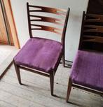 Stoelen, Deens design, twee stuks, Ophalen, Gebruikt, Twee, Bruin