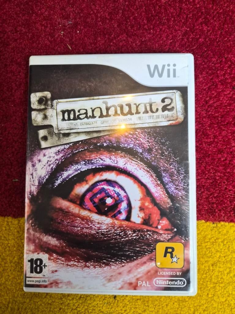 MANHUNT 2 NINTENDO WII, Spelcomputers en Games, 1 speler, Ophalen of Verzenden, Zo goed als nieuw, Vanaf 3 jaar