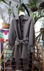 Maje Mooie geruite jas met ceintuur, Bruin, Ophalen of Verzenden, Maat 36 (S), Maje