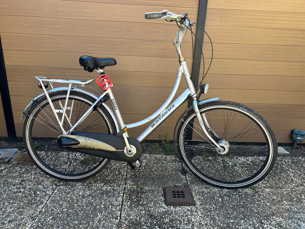 Batavus Diva damesfiets | 50cm Framehoogte, Ophalen, Gebruikt, Versnellingen, Batavus
