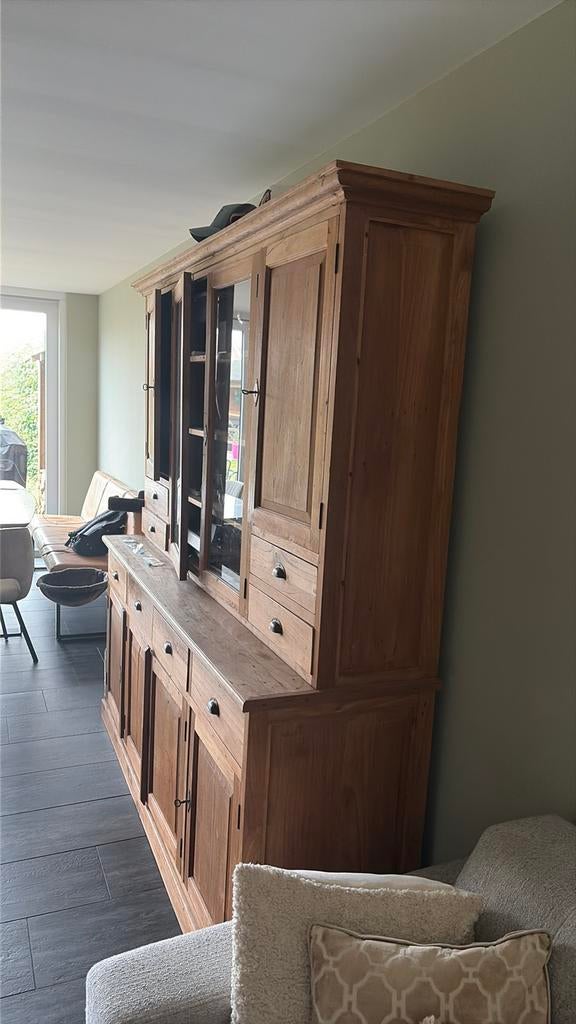 Teak kast, Huis en Inrichting, Kasten | Buffetkasten, Gebruikt, Met deur(en), 200 cm of meer, Teakhout