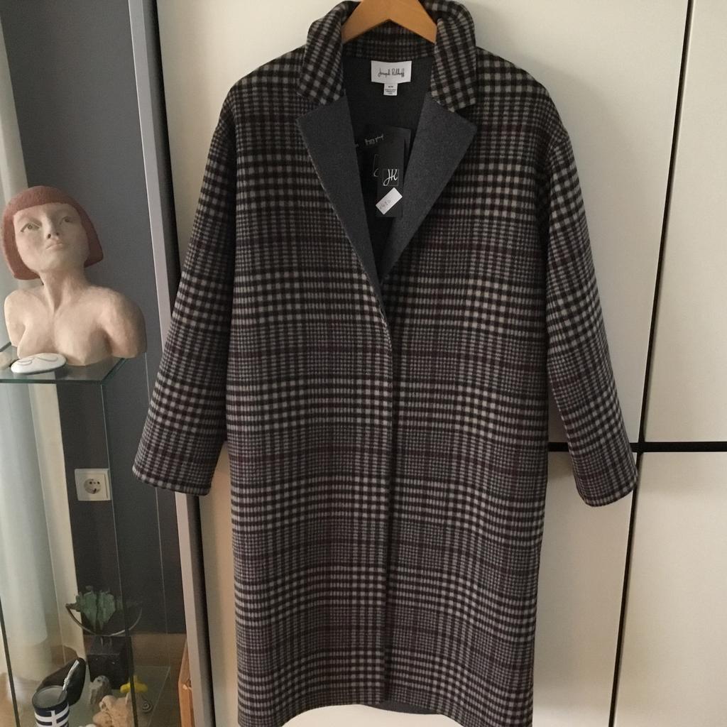 Joseph Ribkoff lange geblokte winterjas, Ophalen of Verzenden, Nieuw, Maat 42/44 (L), Overige kleuren