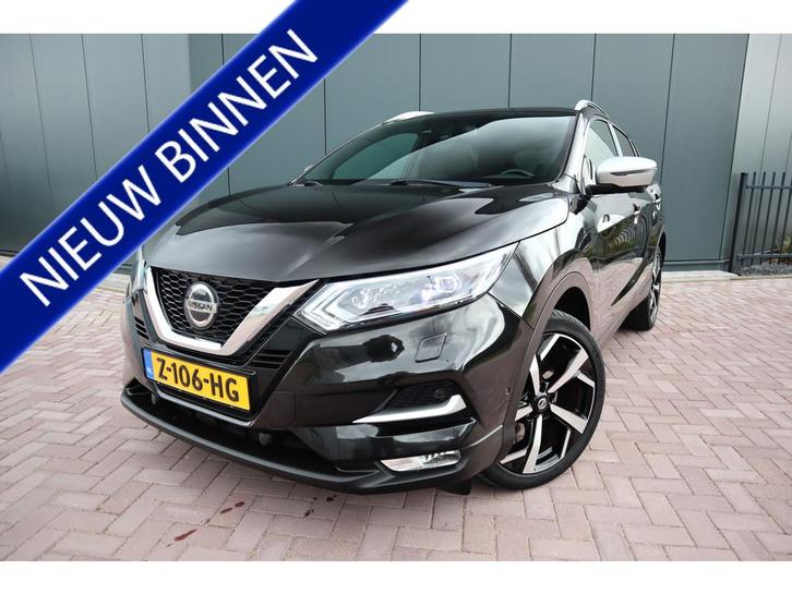 Nissan QASHQAI 1.3 DIG-T Tekna + Automaat Panoramadak Leder, Auto's, Nissan, Bedrijf, Te koop, Qashqai, 360° camera, ABS, Achteruitrijcamera