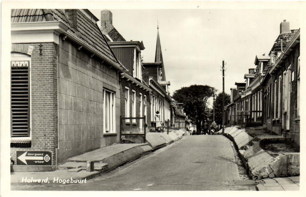 Holwerd, Hogebuurt - ongelopen, Ophalen of Verzenden, Voor 1920, Ongelopen, Noord-Brabant