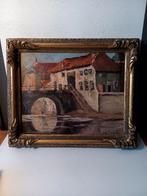 Olieverfschilderij 's Hertogenbosch, Zusters van Orthenpoort, Antiek en Kunst, Ophalen of Verzenden