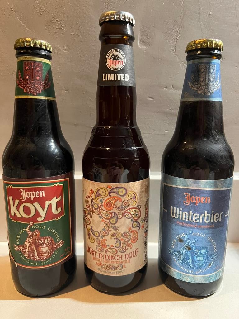 Jopen bier | Koyt | winterbier | oost indisch doof | vintage, Ophalen of Verzenden, Zo goed als nieuw, Flesje(s), Overige merken