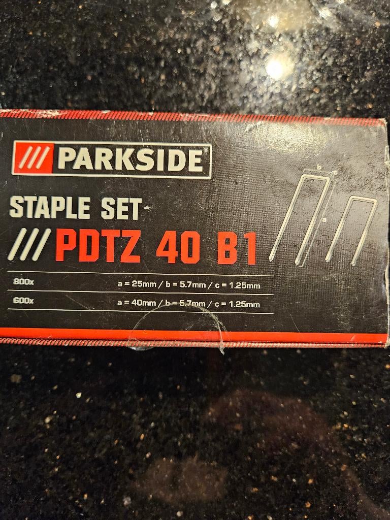 Parkside tacker nieten / Staple set, Ophalen, Nieuw