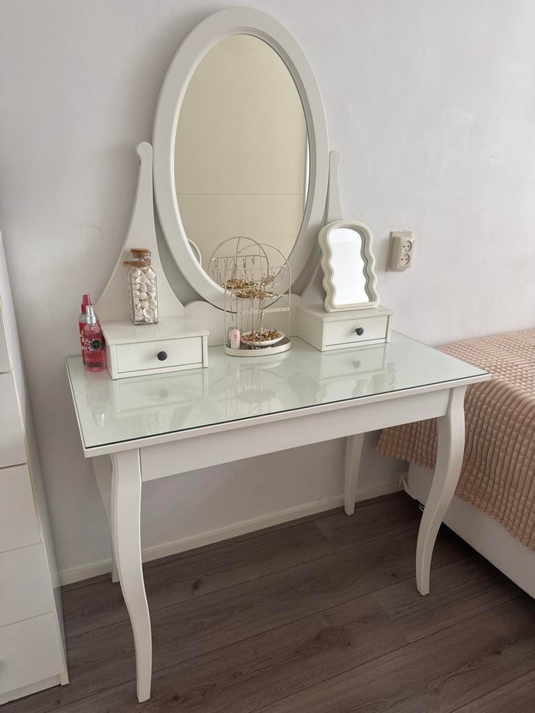 Ikea Hemnes toilettafel/kaptafel, Ophalen, 50 tot 100 cm, Zo goed als nieuw, Minder dan 100 cm