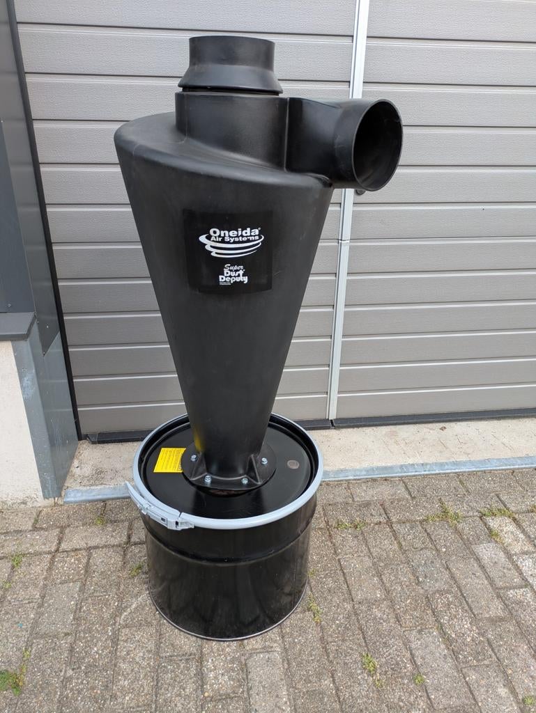 Oneida Super Dust Deputy Cycloon Afscheider met drum, Ophalen, Zo goed als nieuw, Afzuiger