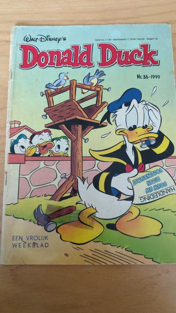 Donald Duck Weekblad nr 36 1990, Boeken, Eén comic, Ophalen of Verzenden, Gelezen, Europa