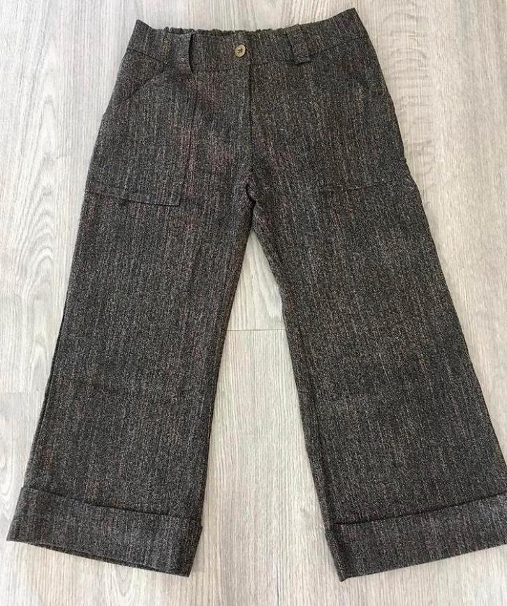 Prachtige bruine broek NIEUW , maatje 164, Kinderen en Baby's, Kinderkleding | Maat 164, Nieuw, Meisje, Broek, Ophalen of Verzenden