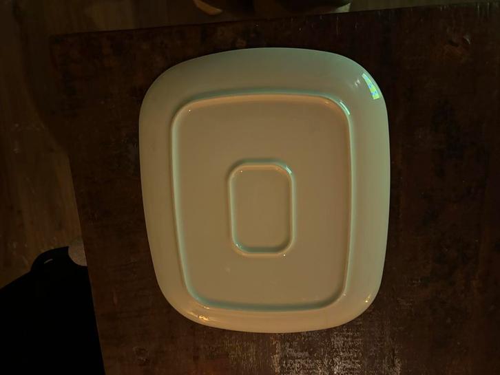 10 witte porseleinen dinerborden van IKEA, Huis en Inrichting, Keuken | Servies, Gebruikt, Bord(en), Effen, Porselein, Ophalen