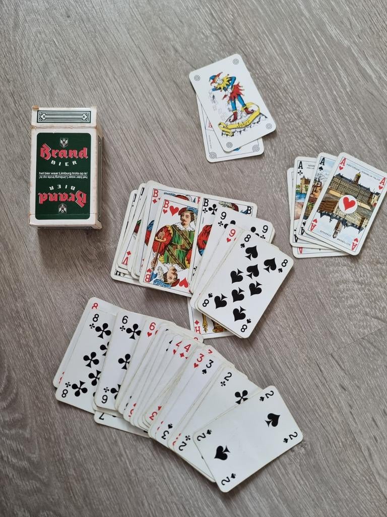 Brand bier speelkaarten (MM6), Verzamelen, Speelkaarten, Jokers en Kwartetten, Ophalen of Verzenden, Zo goed als nieuw, Speelkaart(en)