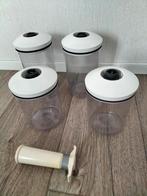 Vacuüm bewaarbussen set met pomp, Ophalen, Gebruikt