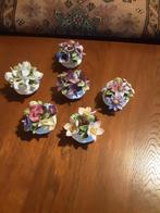 Royal Albert 6 bloemstukjes € 7,00 per  Flower of the Month, Ophalen of Verzenden