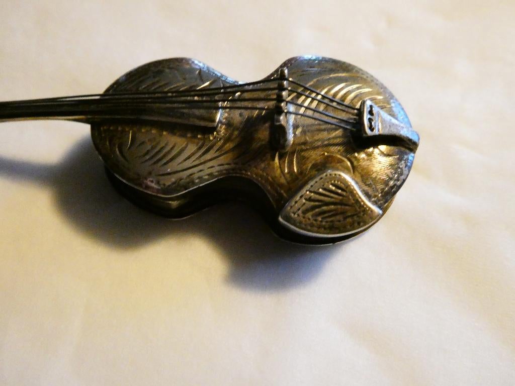 viooltje, zilver., Antiek en Kunst, Ophalen of Verzenden, Zilver