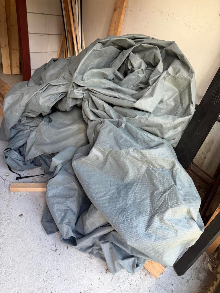 caravanhoes voor Hobby 540, Caravans en Kamperen, Ophalen, Gebruikt