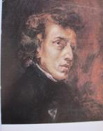 Eugène Delacroix - Chopin  -  Louvre, Parijs, Verzamelen, Verzenden, 1960 tot 1980, Gelopen, Muziek