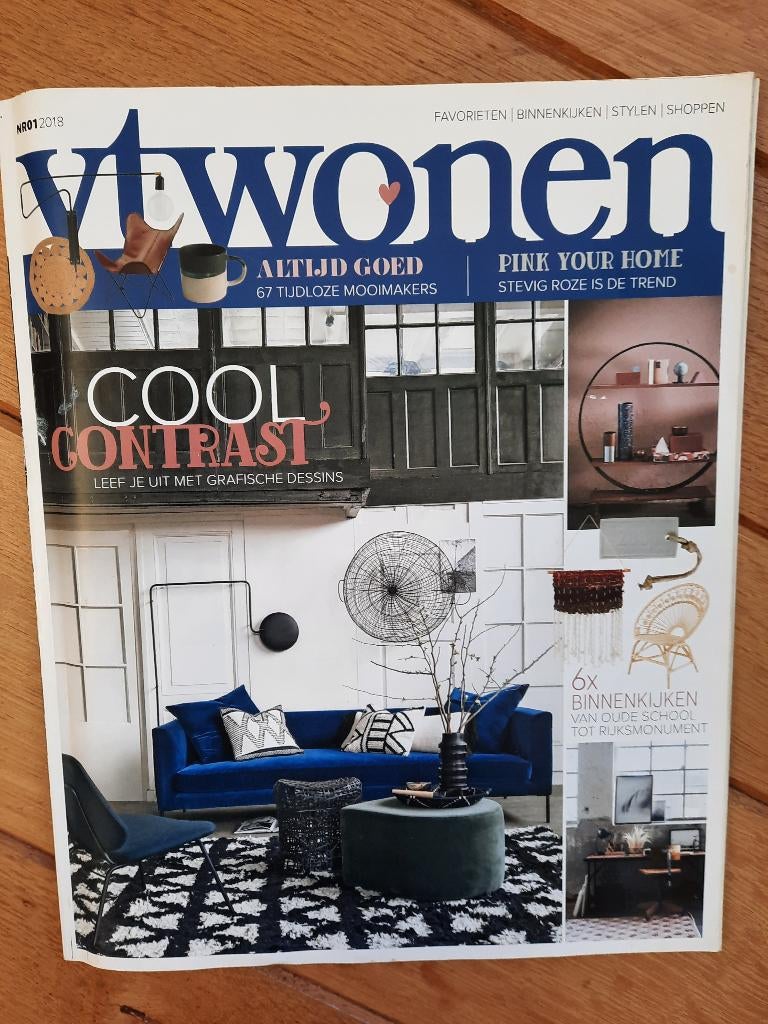 VTWonen Magazine Nr. 01 2018, Ophalen of Verzenden, Zo goed als nieuw, Damesbladen