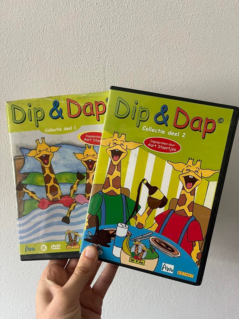 Dip & Dap Collectie Deel 1 & 2 DVD - Kinderprogramma, Gebruikt, Alle leeftijden, Ophalen of Verzenden, Dieren