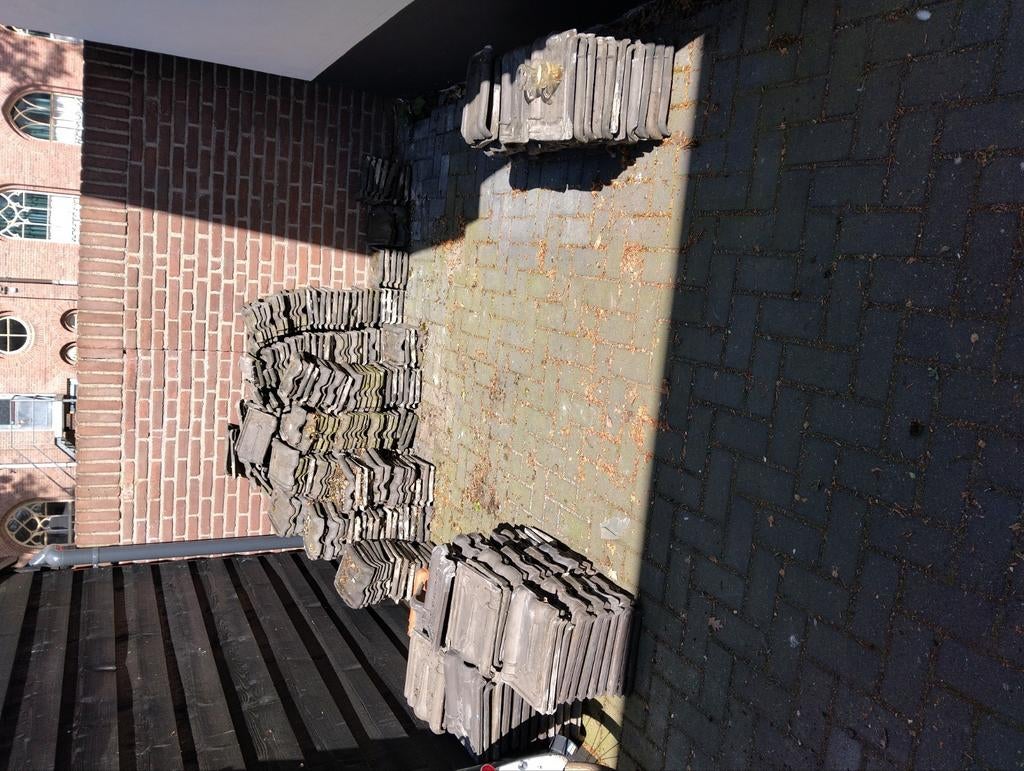 Gebruikte kruispannen gratis ophalen, Gebruikt, Steen of Klei, Ophalen of Verzenden, 15 m² of meer