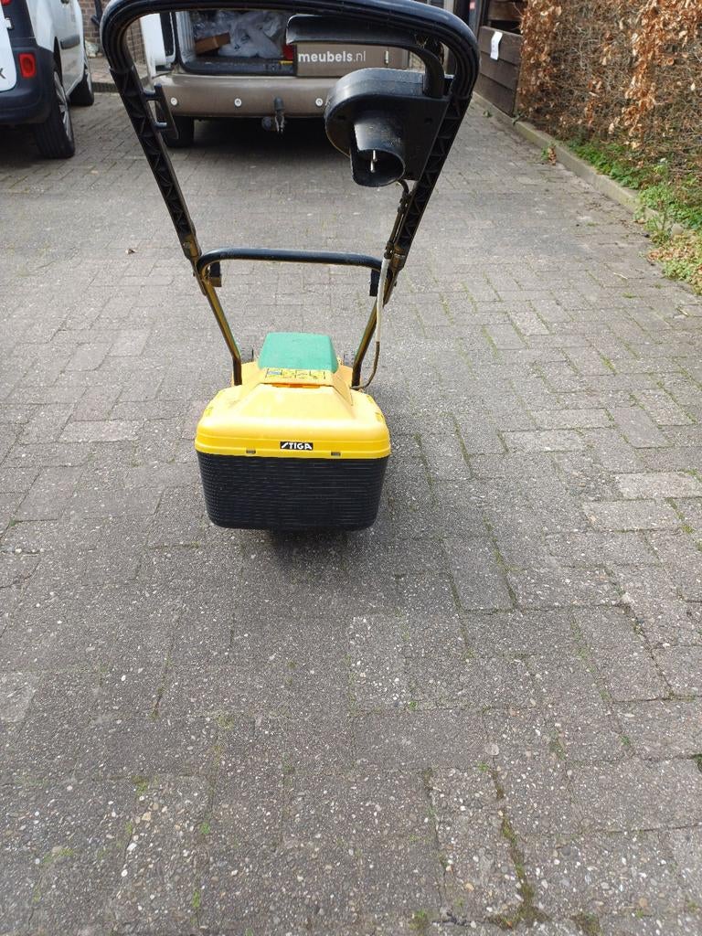 Elektrische stiga grasmaaier, Tuin en Terras, Cirkelmaaier, Gebruikt, Elektrische grasmaaier, Stiga