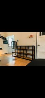 Industriële kast met wagonplanken - robuust en uniek, Ophalen, Met plank(en), 100 tot 150 cm, 150 tot 200 cm