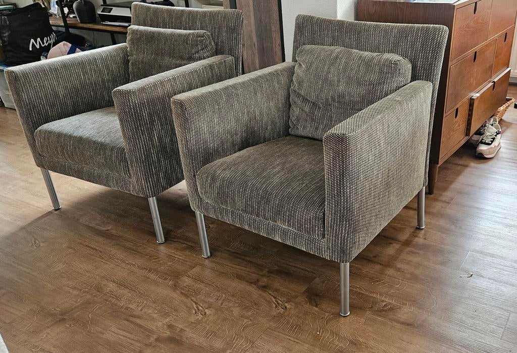 2x Walter Knoll Sessel - fauteuils, Modern, Klassiek, Minder dan 75 cm, Ophalen of Verzenden, Zo goed als nieuw