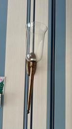 Te koop; 2 antieke koperen / messing muur fakkel, Ophalen, Zo goed als nieuw