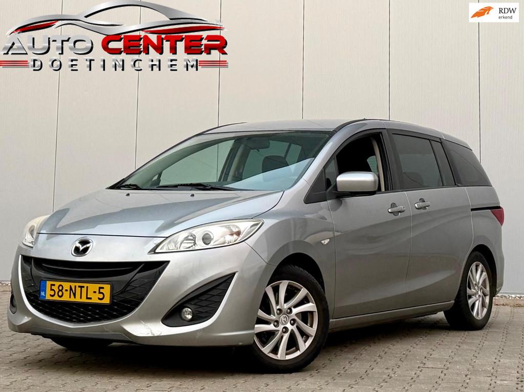 Mazda 5 1.8 TS+ 7Persoons Cruise Zie beschrijving, Auto's, Mazda, Voorwielaandrijving, Euro 5, Stof, Gebruikt