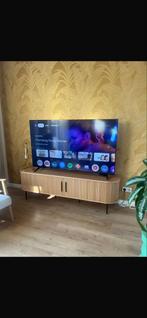 Stijlvol Eiken Dressoir Nola Naturel 180cm, Ophalen, 150 tot 200 cm, Eikenhout, Zo goed als nieuw