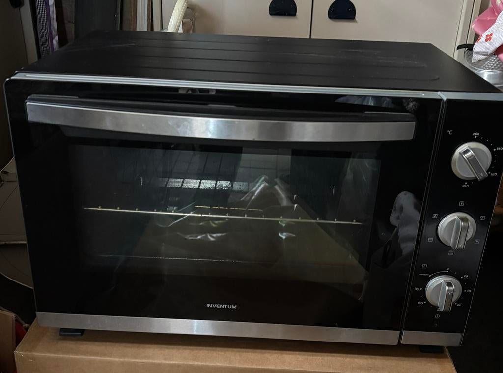 Inventum hete luchtoven, Witgoed en Apparatuur, Ovens, Ophalen, Gebruikt, Vrijstaand, Minder dan 45 cm