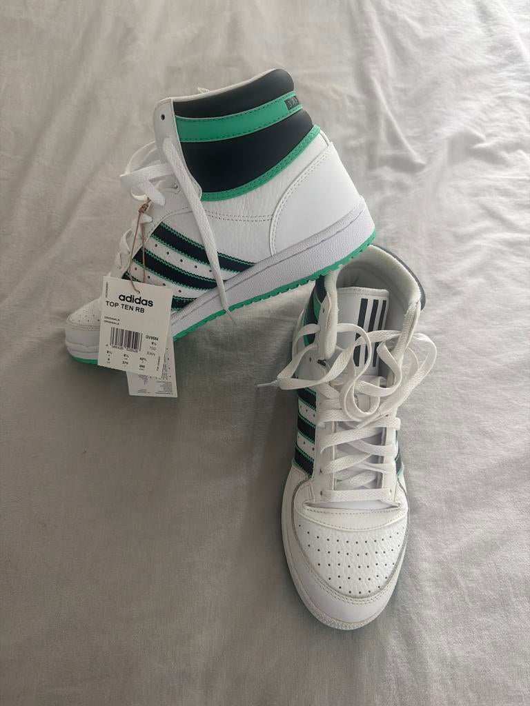 Nieuwe Adidas Top Ten RB sneakers - wit/groen/zwart, Ophalen of Verzenden, Nieuw, Wit, Sneakers of Gympen