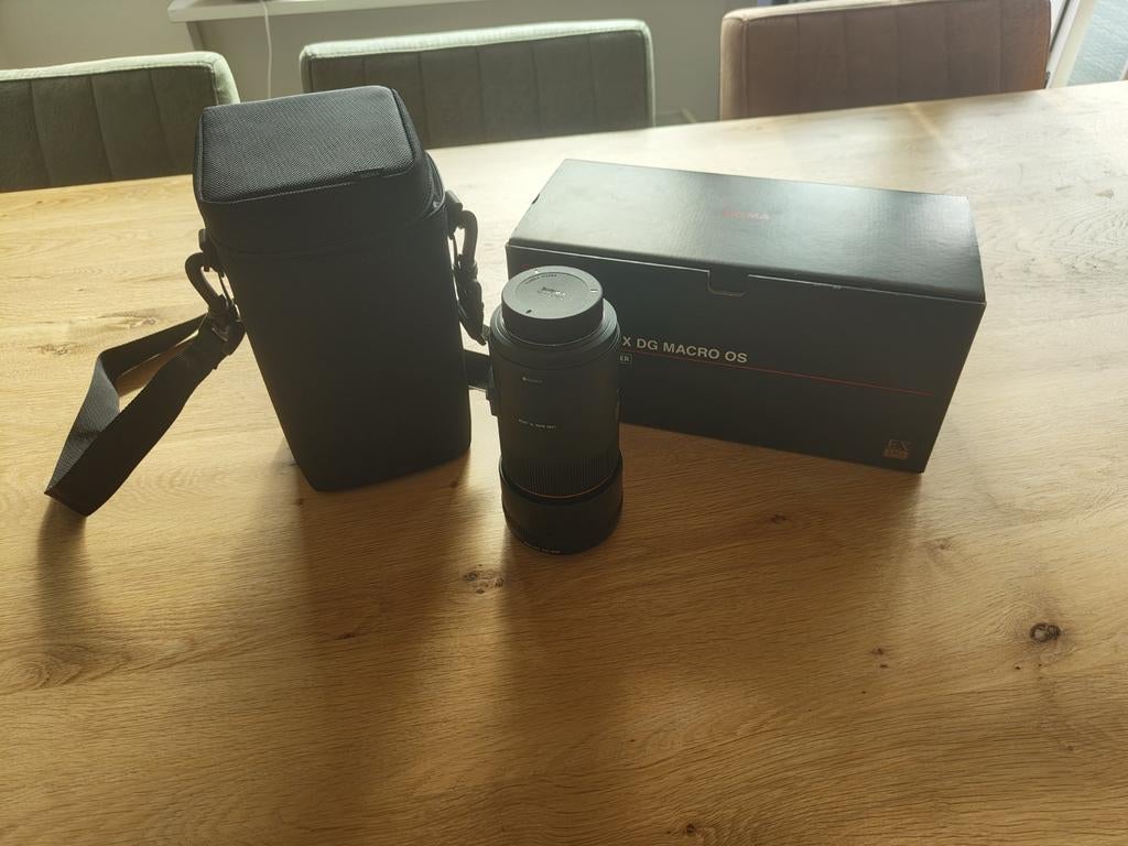Sigma AF 105mm f/2.8 EX DG Macro OS HSM Nikon, Ophalen, Zo goed als nieuw, Macrolens