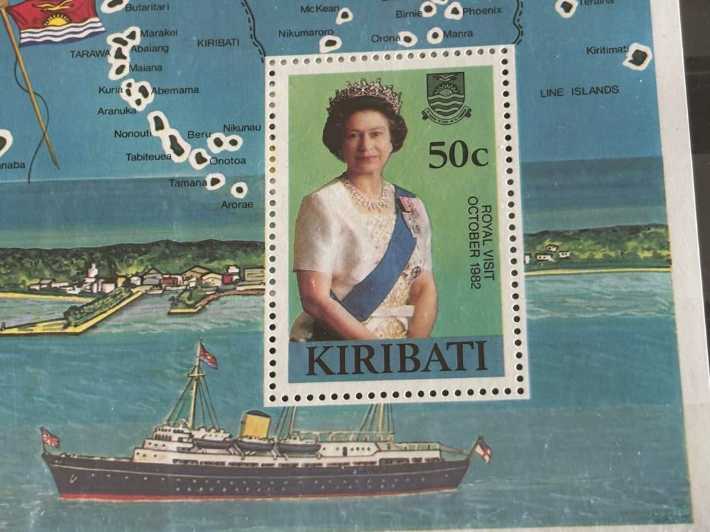 Schepen, Kiribati 1982, Ophalen of Verzenden, Postfris, Overige thema's