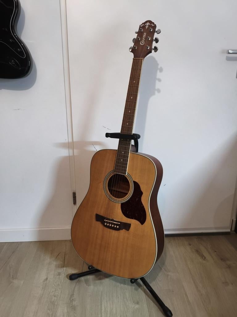 Crafter D6-N akoestische western gitaar, NIEUWPRIJS €380,-, Muziek en Instrumenten, Ophalen, Zo goed als nieuw, Western- of Steelstringgitaar