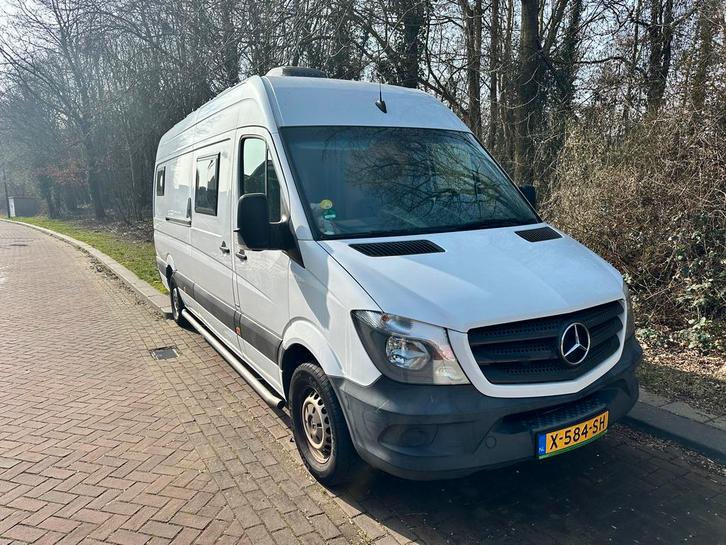 Mercedes Sprinter Zelfbouw Offgrid Camperbus, Caravans en Kamperen, Campers, Particulier, tot en met 2, Buscamper of Camperbus