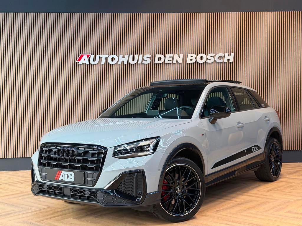 Audi Q2 35 TFSI S Line. Pano - Matrix - Ambiance - B&O - ACC, 4 cilinders, 150 pk, Bedrijf, 690 kg