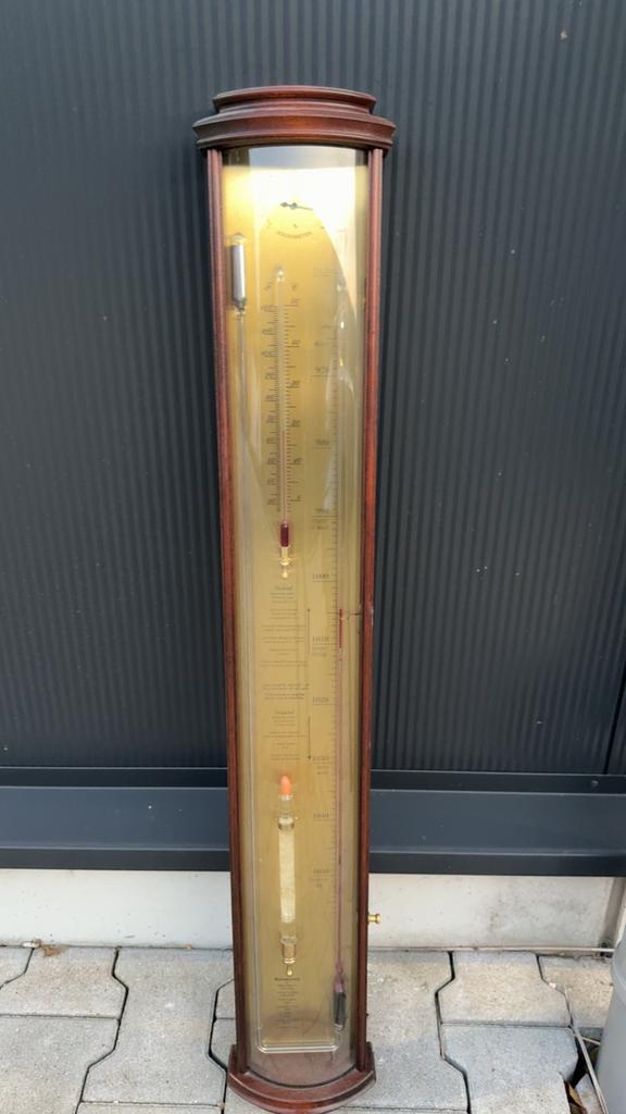 Antieke Barometer/Weerstation - Exclusief Design, Ophalen of Verzenden, Gebruikt, Weerstation