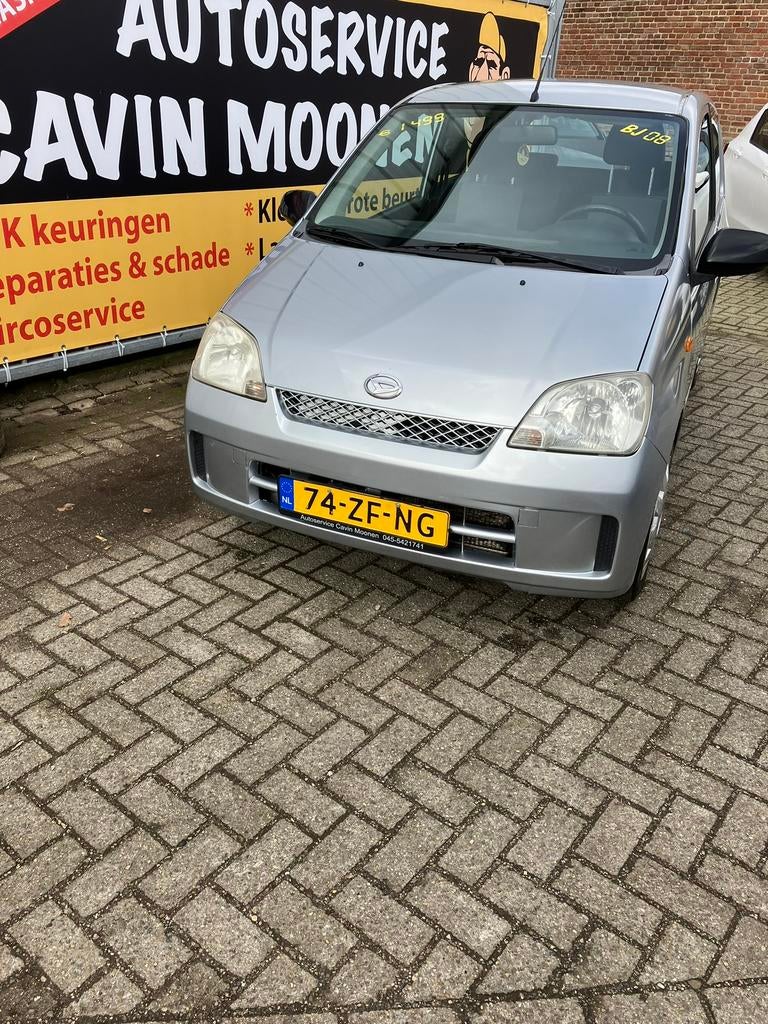 Daihatsu Cuore 1.0 3D 2008 Grijs, Auto's, Daihatsu, Stof, 18 €/maand, Cuore, Origineel Nederlands