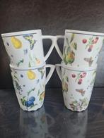 JANNEKE BRINKMAN SALENTIJN- Mepal- fruits&flowers- 4x, Gebruikt, Ophalen of Verzenden, Glas, Bord(en)