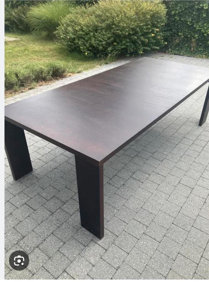 Maxalto eettafel 300 x 110 wenge, Huis en Inrichting, Tafels | Eettafels, Gebruikt, 100 tot 150 cm, 200 cm of meer, Vijf personen of meer