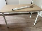 Wit geglazuurd eiken ikea lagkapten bureau 120 x 60, Huis en Inrichting, Bureaus, Ophalen, Nieuw